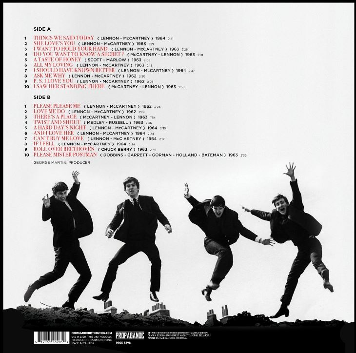 The Beatles / First Hits - LP SPLATTER Red & White