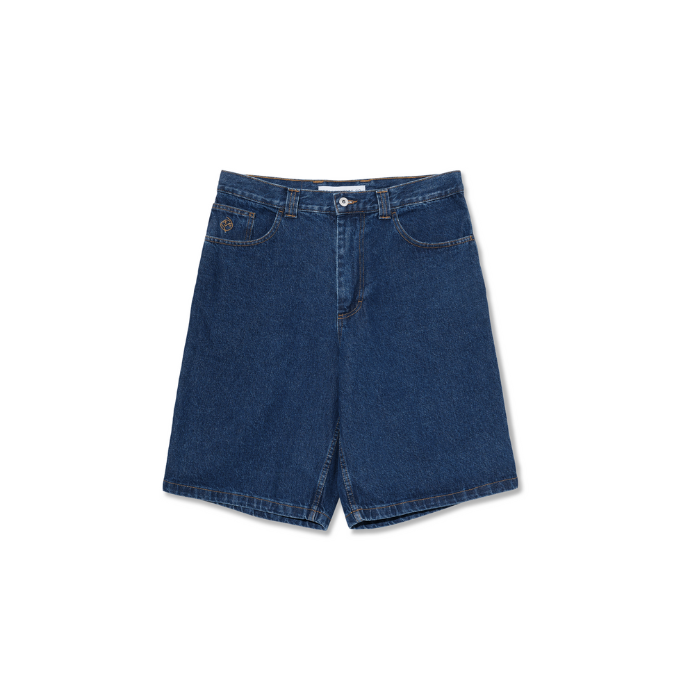 Polar Skate Co. 'Big Boy' Baggy Jean Shorts - Dark Blue