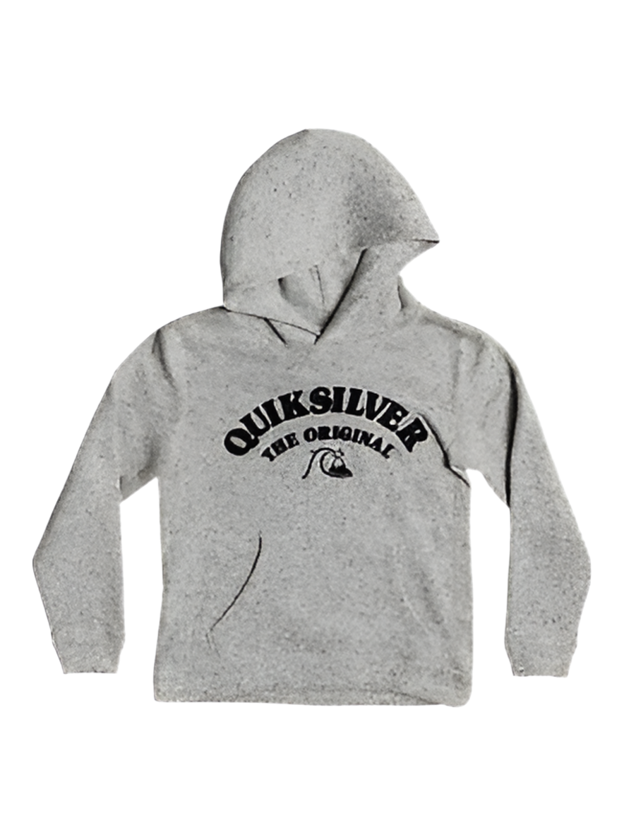 Quiksilver 'Keller Hood Art' Hoodie - Grey (KIDS)