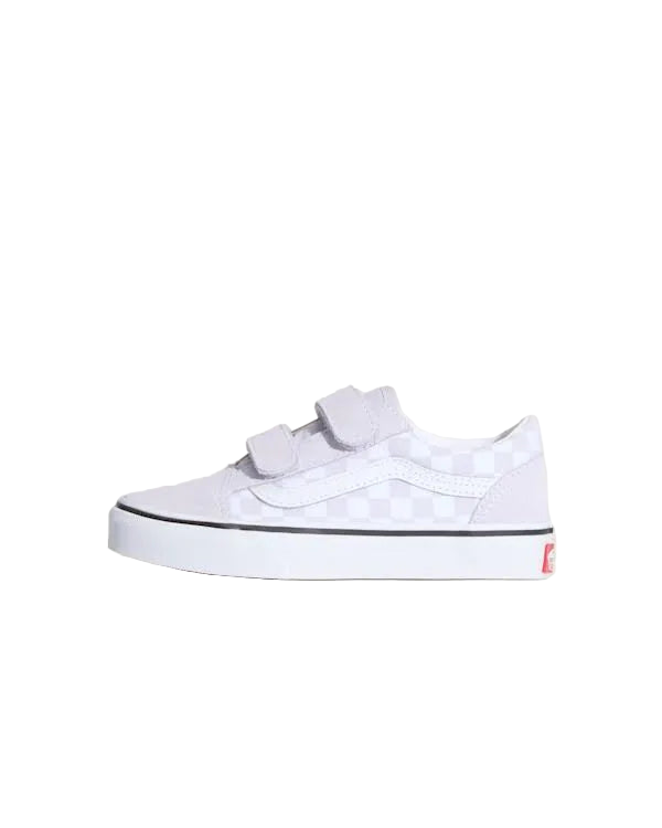 Vans 'Old Skool Velcro' Shoes - Color Theory Checkerboard/Lila (KIDS)