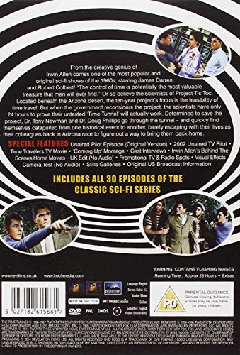 The Time Tunnel (Complete Series) - 9-DVD Box Set ( The Time Tunnel (30 Episodes) ) [ NON-USA FORMAT, PAL, Reg.2 Import - United Kingdom ]