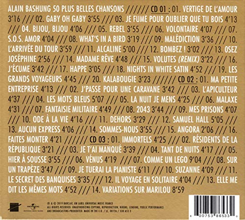 50 plus belles chansons (3CD)