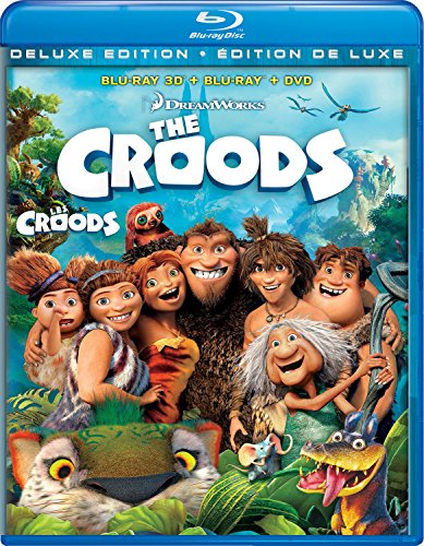 Les Croods [Blu-ray 3D + Blu-ray + DVD + copie numérique] (Bilingue)