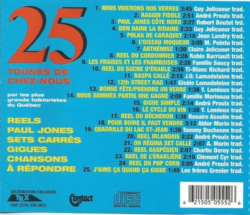 Variés / 25 tounes de chez-nous - CD (Used)