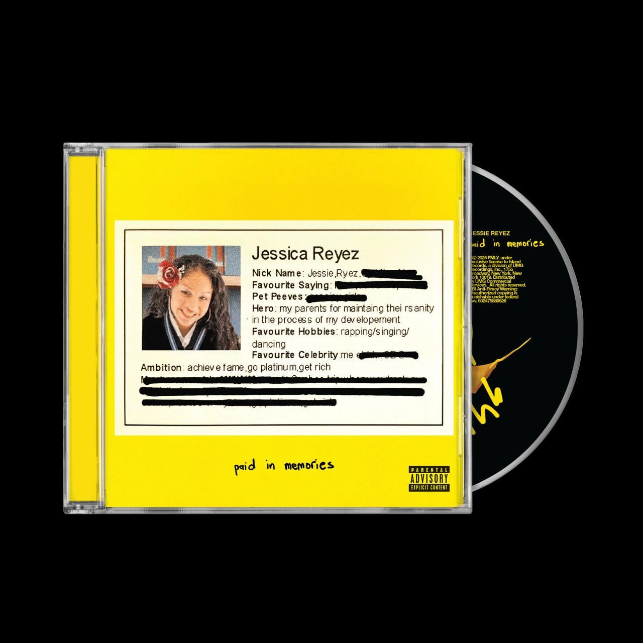 Jessie Reyez / Paid In Memories - CD