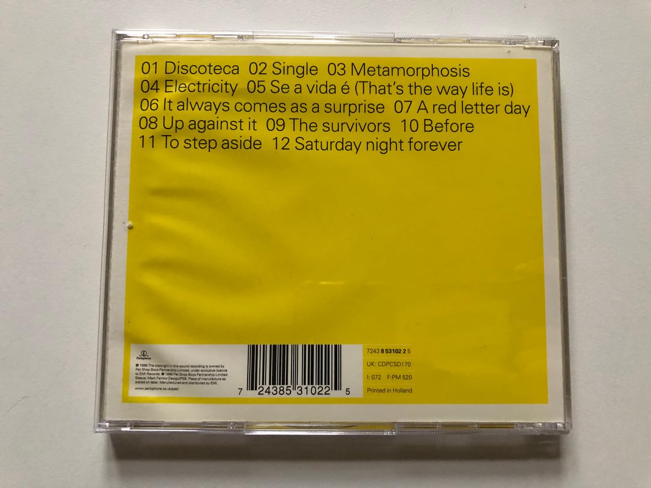 Pet Shop Boys / Bilingual - CD (Used)