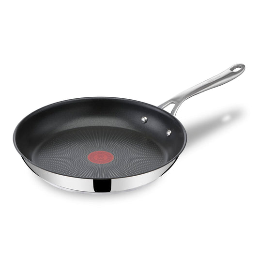 Jamie Oliver by Tefal Nonstick Coated Stainless Steel Pan 11-Inch, Induction Compatible, Oven Safe up to 500°F, Chef's Stainless Steel Skillet, Non Stick Frying Pans, Silver 🍁 All In One Marketplace Canada