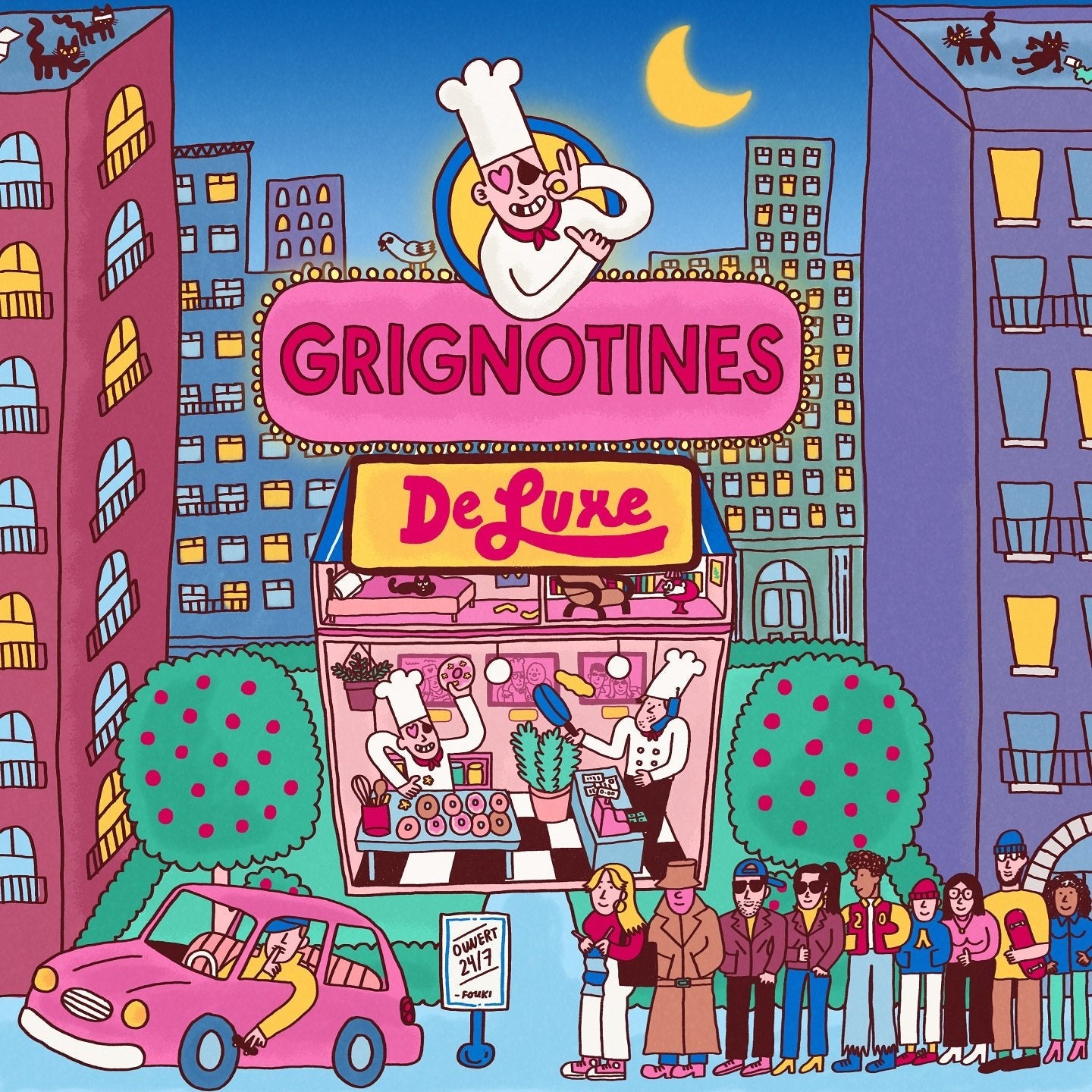 FouKi / Grignotines de Luxe - LP YELLOW