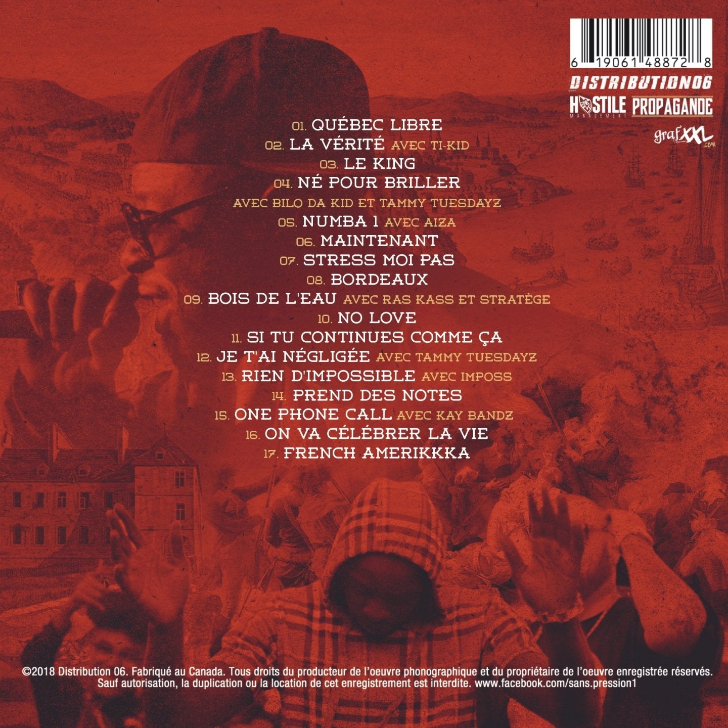 Sans Pression / French Amerikkka - CD