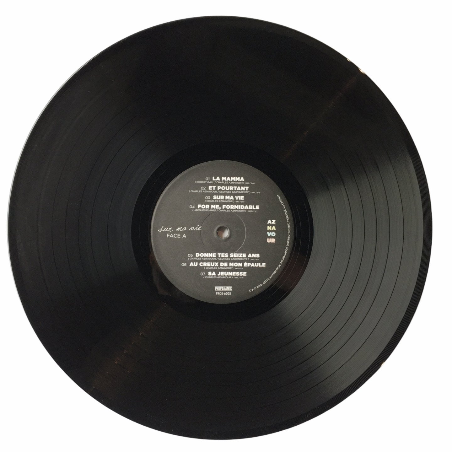 Charles Aznavour / Sur ma vie - LP