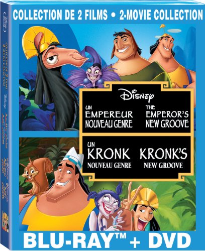 Un Empereur nouveau genre & Un Kronk nouveau genre / The Emperor's New Groove & Kronk's New Groove 2-Movie Collection (Bilingual) [Blu-ray + DVD]