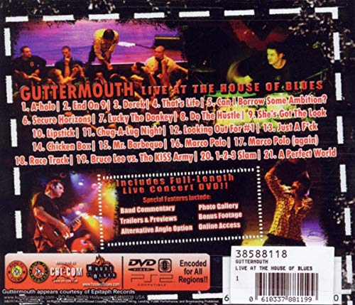 Guttermouth: Live House of Blues - The Show Must Go Off! [CD + DVD] [Import]