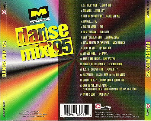 Various / MusiquePlus Danse Mix '95 - CD (Used)