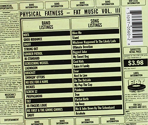 Various / Physical Fatness: Fat Music V. III - CD