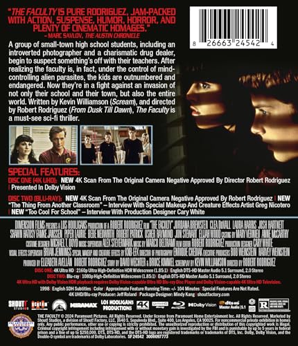The Faculty: Collector's Edition - 4K/Blu-Ray