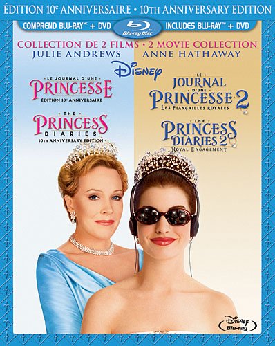 Princess Diaries + Princess Diaries 2 (10th Anniversary Edition) - Blu-Ray/DVD (Used)