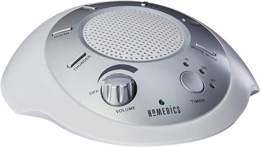 Homedics White Noise Sound Machine, Ambient Sleep Aid, Travel Friendly, 6 Relaxing Nature Sounds, Portable Soothing Relaxation Device for Home, Office, Nursery, Baby, Adults, with Timer 🍁 All In One Marketplace Canada