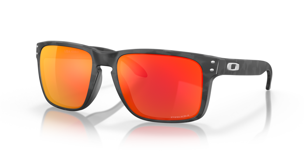 Oakley 'Holbrook XL' Sunglasses - Matte Black Camouflage / Prizm Ruby