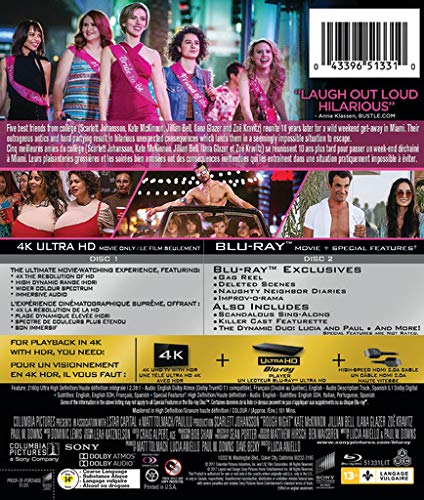 Rough Night - 4K UHD [Blu-ray] (Bilingual)