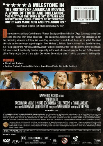 Bonnie & Clyde (Bilingual) - DVD