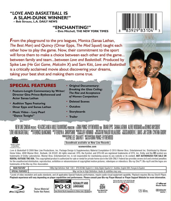 Love & Basketball - Blu-Ray