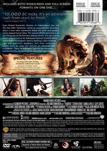 10,000 BC - DVD (Used)