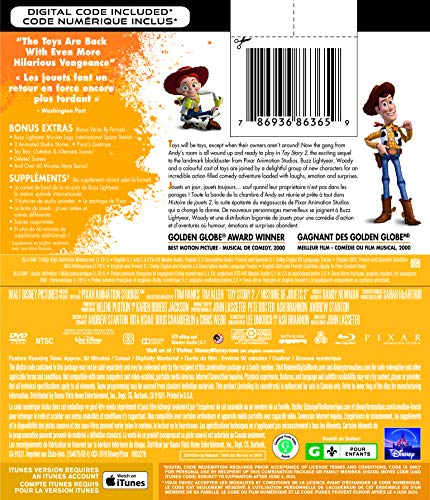 Toy Story 2 (Bilingual) - Blu-Ray/DVD