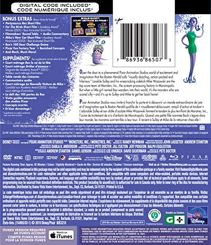 Monsters, Inc. - Blu-Ray/DVD