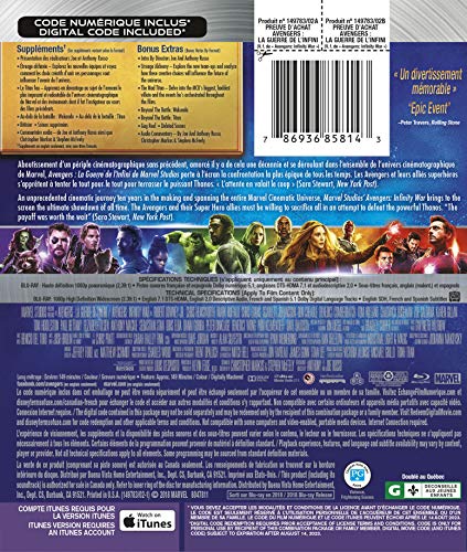 Avengers / Infinity War - Blu-Ray