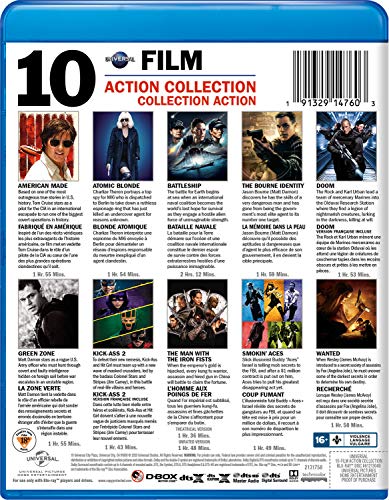Universal 10-Film Action Collection - Blu-Ray
