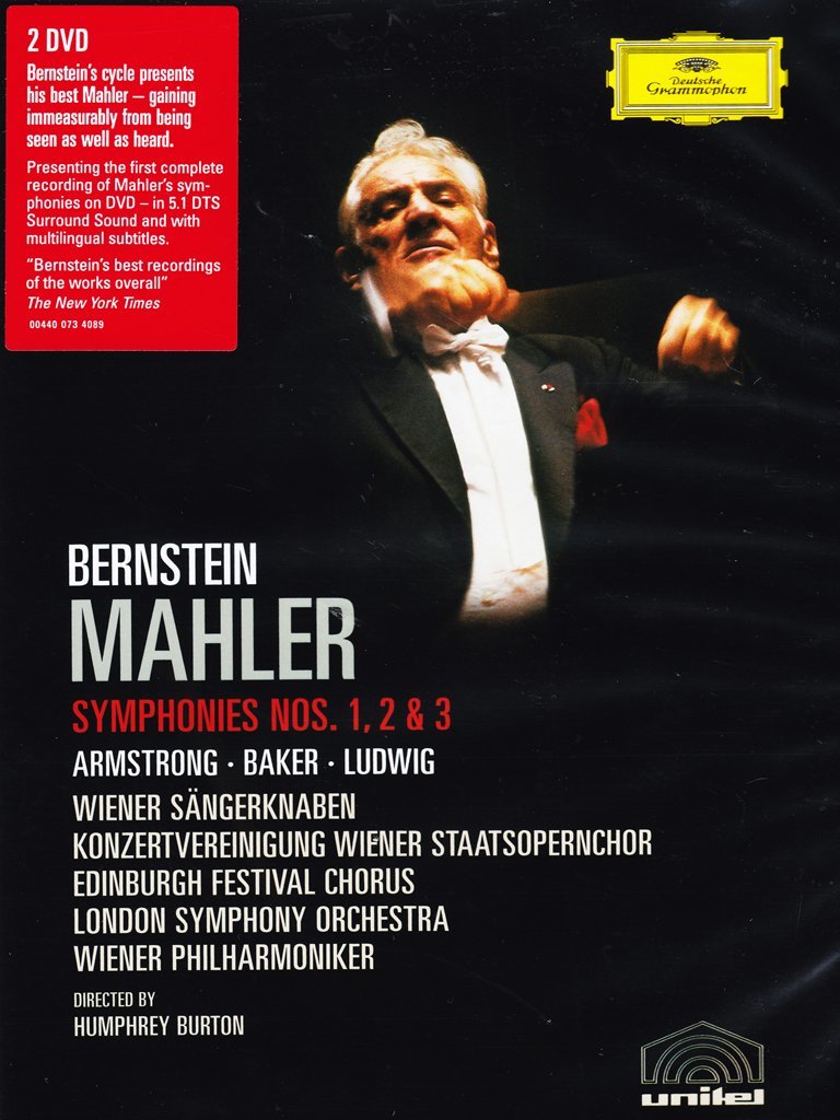 Bernstein: Mahler: Symphonies Nos. 1, 2 & 3