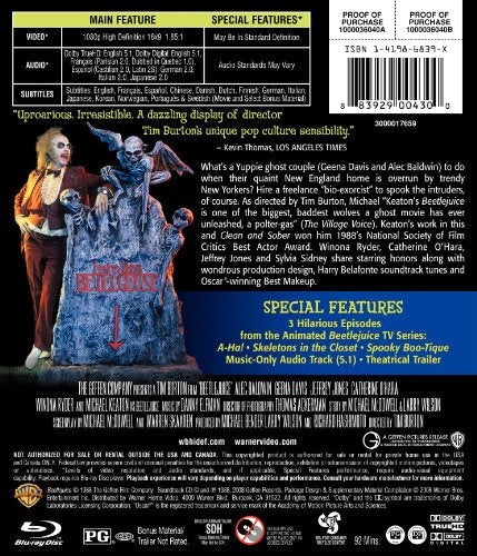 Beetlejuice - Blu-ray (Used)