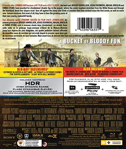 Zombieland: Double Tap - 4K/Blu-Ray