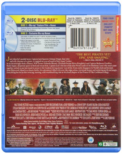 Pirates of the Caribbean: At World's End [Blu-ray + DVD] (Sous-titres français)