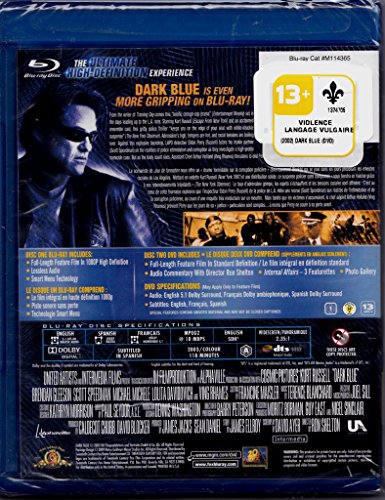 Bleu Sombre (English/French) 2003 (Widescreen) Doublé au Québec (Cover Bilingue) Édition Spéciale de 2 Disques [Blu-ray + DVD]