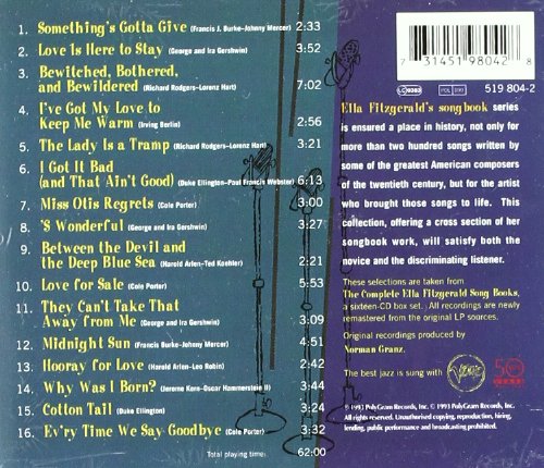 Ella Fitzgerald / The Best Of The Song Books - CD (Used)