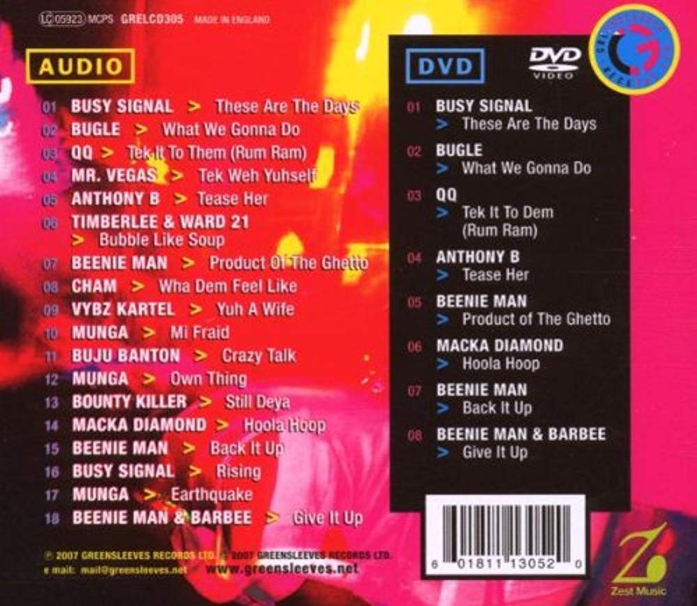 VARIOUS - BIGGEST RAGGA DANCEHALL ANTHEMS 2007