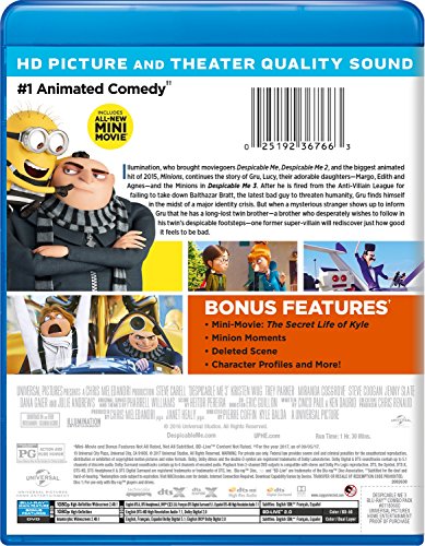 Despicable Me 3 [Blu-ray] [Import]