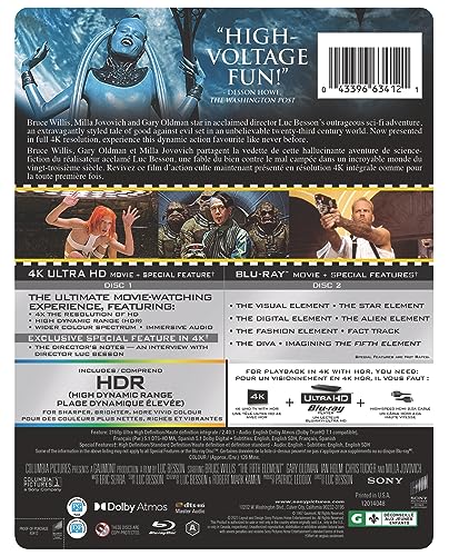 The Fifth Element (Limited Steelbook) - 4K/Blu-ray
