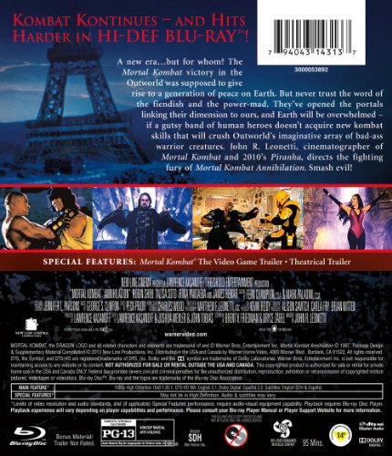 Mortal Kombat: Annihilation [Blu-ray]
