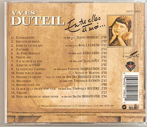 Yves Duteil / Entre elles et moi - CD (Used)
