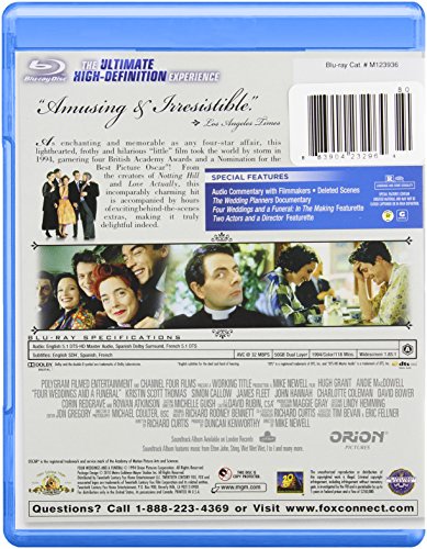 Four Weddings and a Funeral [Blu-ray] [Import]