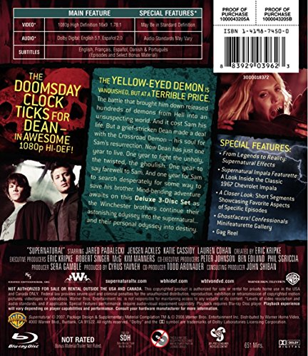 Supernatural : L'intégrale de la troisième saison [Blu-ray]