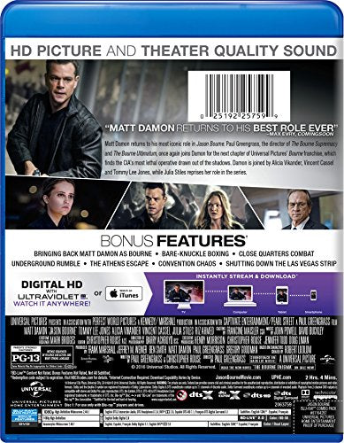 Jason Bourne - Blu-Ray/DVD