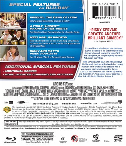 The Invention of Lying [Blu-ray] (Sous-titres français) [Import]