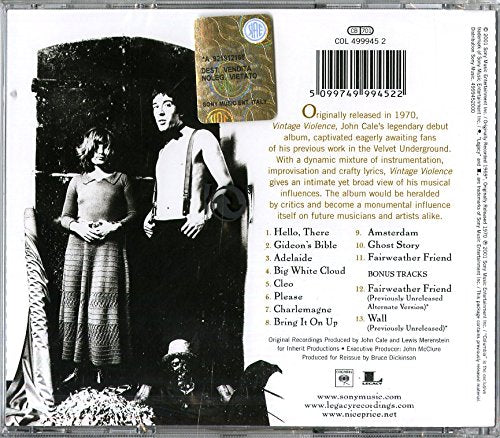John Cale / Vintage Violence - Cd