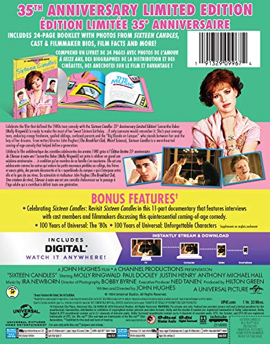 Sixteen Candles [35th Anniversary] - Blu-Ray