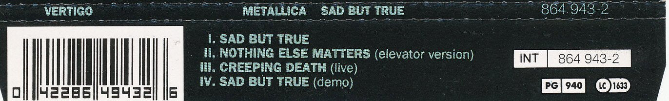 Sad but true [Single-CD]
