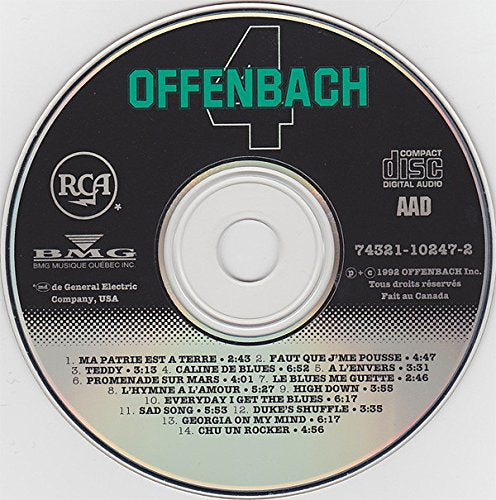 Offenbach ‎– 2-4-6 - 1992 - (Canada - Coffret) - CDX3