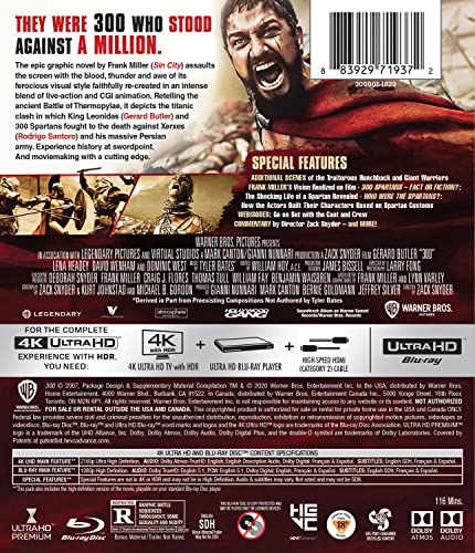 300 - 4K/Blu-Ray